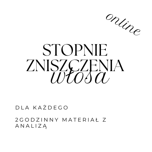STOPNIE ZNISZCZENIA WŁOSA + BONUS