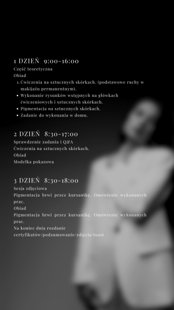 Szkolenie Podstawowe Makijaż Permanentny BRWI + Social Media