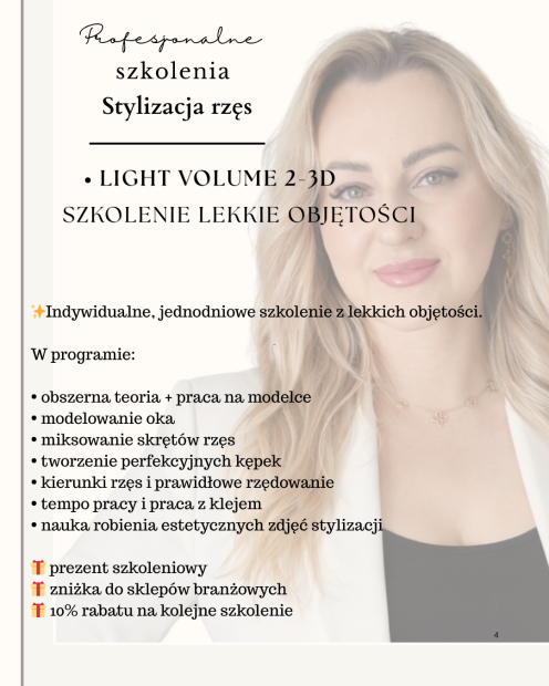 STYLIZACJA RZĘS LIGHT VOLUME 2-3D