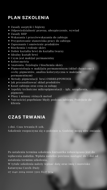 Szkolenie Podstawowe Makijaż Permanentny BRWI + Social Media