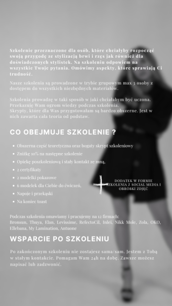 Szkolenie COMBO Laminacja Brwi i Lifting Rzęs