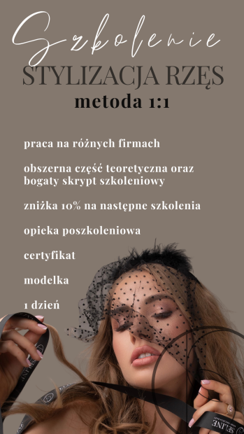 Stylizacja Rzęs Metoda 1:1 + Social Media