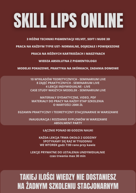 PÓŁROCZNA SZKOŁA ONLINE PMU LIPS - absolute knowlage