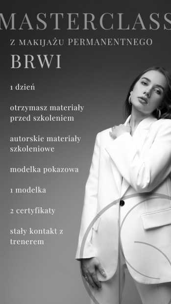 Szkolenie Masterclass Makijaż Permanentny BRWI + Social Media